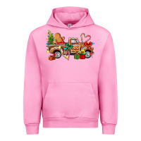 Fuchsia Pink gingerbread truck Urban Hoodie - texasbilliewilder