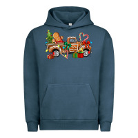 Pigment Midnight Navy gingerbread truck Urban Hoodie - texasbilliewilder