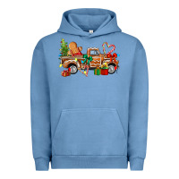 Pigment Pebble Blue gingerbread truck Urban Hoodie - texasbilliewilder