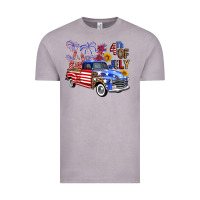 Vintage Zinc western truck fourth of july america Vintage Tee - FaDigitalArtStudio