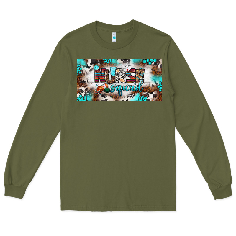 Nurse Squad License Plate Long Sleeve Tee by BundleAndBundleShop | Teevron