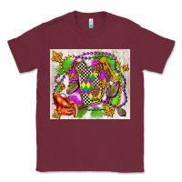 Burgundy mississippi Classic Tee - AdoDesignShop