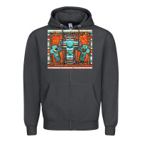 Smoke turquoise gemstone crosses Zipper Hoodie - Jasminsmagicworld