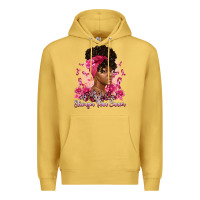 Antique Gold stronger than cancer Premium Hoodie - Artiststas