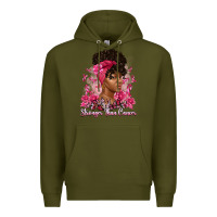 Army Green stronger than cancer Premium Hoodie - Artiststas