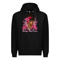 Black stronger than cancer Premium Hoodie - Artiststas