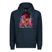 Navy stronger than cancer Premium Hoodie - Artiststas