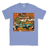 Colony Blue grateful thankful blessed Classic Tee - JahusDesignShop