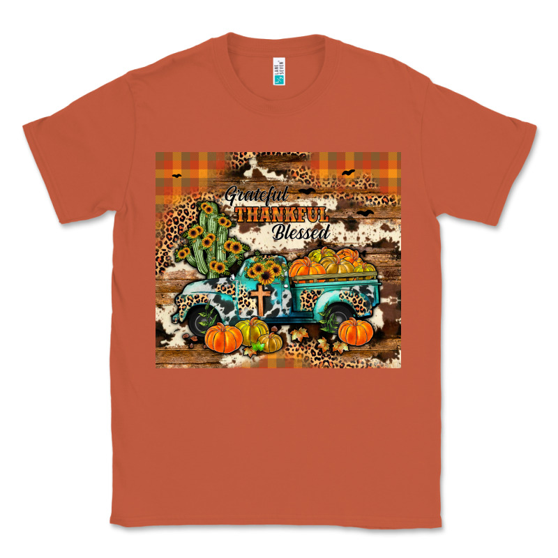 Grateful Thankful Blessed Classic Tee by JahusDesignShop | Teevron