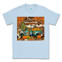 Dusty Blue grateful thankful blessed Classic Tee - JahusDesignShop
