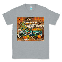 Heather Grey grateful thankful blessed Classic Tee - JahusDesignShop