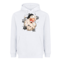 White white christmas santa claus Heavyweight Hoodie - MaliasSmallBusiness
