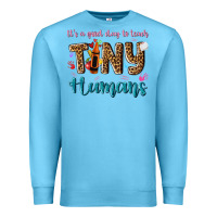 Ocean Blue its a good day to teach tiny humans Premium Sweatshirt - NancyCooperArtShop