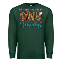 Sports Green its a good day to teach tiny humans Premium Sweatshirt - NancyCooperArtShop