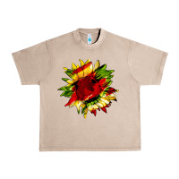 French Oak juneteenth sunflower Urban Heavy Tee - HRA Design Shop