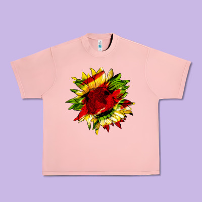 Juneteenth Sunflower Urban Heavy Tee Designed By Hra Design Shop