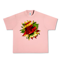 Salmon juneteenth sunflower Urban Heavy Tee - HRA Design Shop
