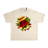 Sandshell juneteenth sunflower Urban Heavy Tee - HRA Design Shop