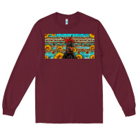 Burgundy doberman with sunflowers license plate Long Sleeve Tee - Artiststas