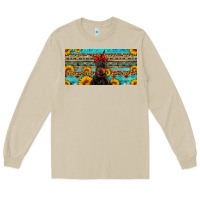 Mushroom doberman with sunflowers license plate Long Sleeve Tee - Artiststas