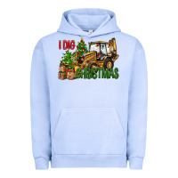 Pigment Grape Ice I dig Christmas Urban Hoodie - NancyCooperArtShop
