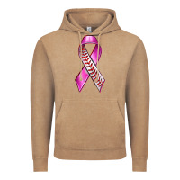 Vintage Coffee Breast Cancer Ribbon Baseball Vintage Hoodie - texasbilliewilder
