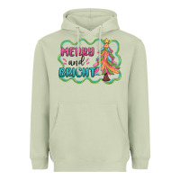 Matcha merry and bright christmas tree Heavyweight Hoodie - MaliasSmallBusiness