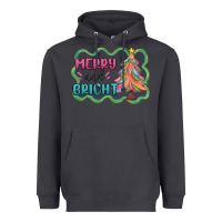 Smoke merry and bright christmas tree Heavyweight Hoodie - MaliasSmallBusiness