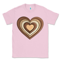Bubblegum Pink melanin heart Classic Tee - AdoDesignShop