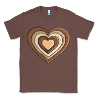 Chestnut melanin heart Classic Tee - AdoDesignShop