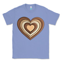 Colony Blue melanin heart Classic Tee - AdoDesignShop