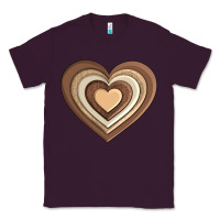 Plum melanin heart Classic Tee - AdoDesignShop