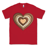 Red melanin heart Classic Tee - AdoDesignShop