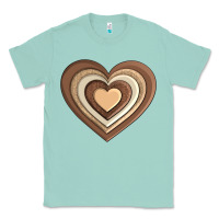 Seafoam melanin heart Classic Tee - AdoDesignShop