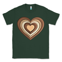 Sports Green melanin heart Classic Tee - AdoDesignShop