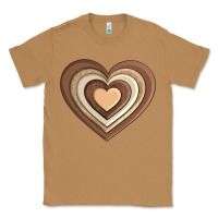 Toasted Coconut melanin heart Classic Tee - AdoDesignShop