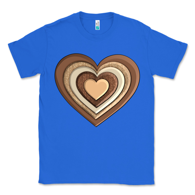 Melanin Heart Classic Tee by AdoDesignShop | Teevron