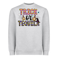 Heather Grey Tequila Heavyweight Sweatshirt - CowhideDigitalArt