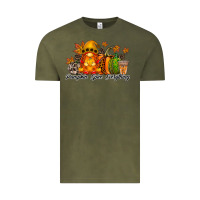 Vintage Olive Pumpkin Spice Everything Vintage Tee - RacoonDesign