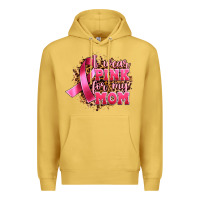 Antique Gold i wear pink for my mom Premium Hoodie - Artiststas