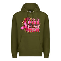 Army Green i wear pink for my mom Premium Hoodie - Artiststas