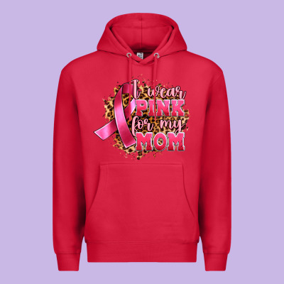 I Wear Pink For My Mom Premium Hoodie Designed By Artiststas