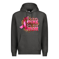 Charcoal Heather i wear pink for my mom Premium Hoodie - Artiststas