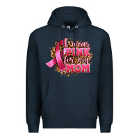 Navy i wear pink for my mom Premium Hoodie - Artiststas