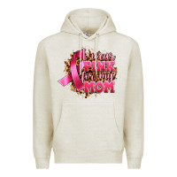 Oatmeal Heather i wear pink for my mom Premium Hoodie - Artiststas