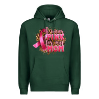 Sports Green i wear pink for my mom Premium Hoodie - Artiststas