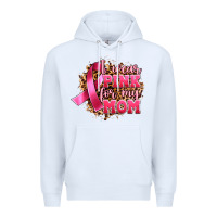 White i wear pink for my mom Premium Hoodie - Artiststas