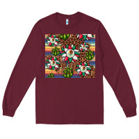 Burgundy sunflower mexican flag tumbler Long Sleeve Tee - JahusDesignShop