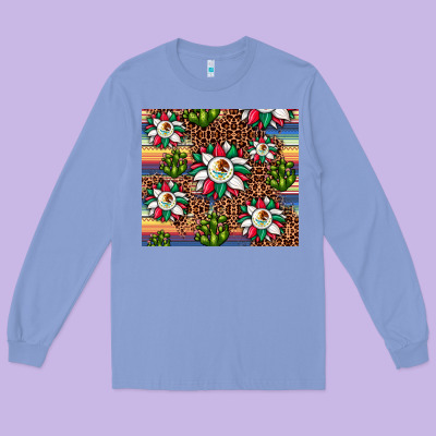 Sunflower Mexican Flag Tumbler Long Sleeve Tee Designed By Jahusdesignshop