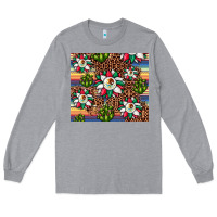Heather Grey sunflower mexican flag tumbler Long Sleeve Tee - JahusDesignShop